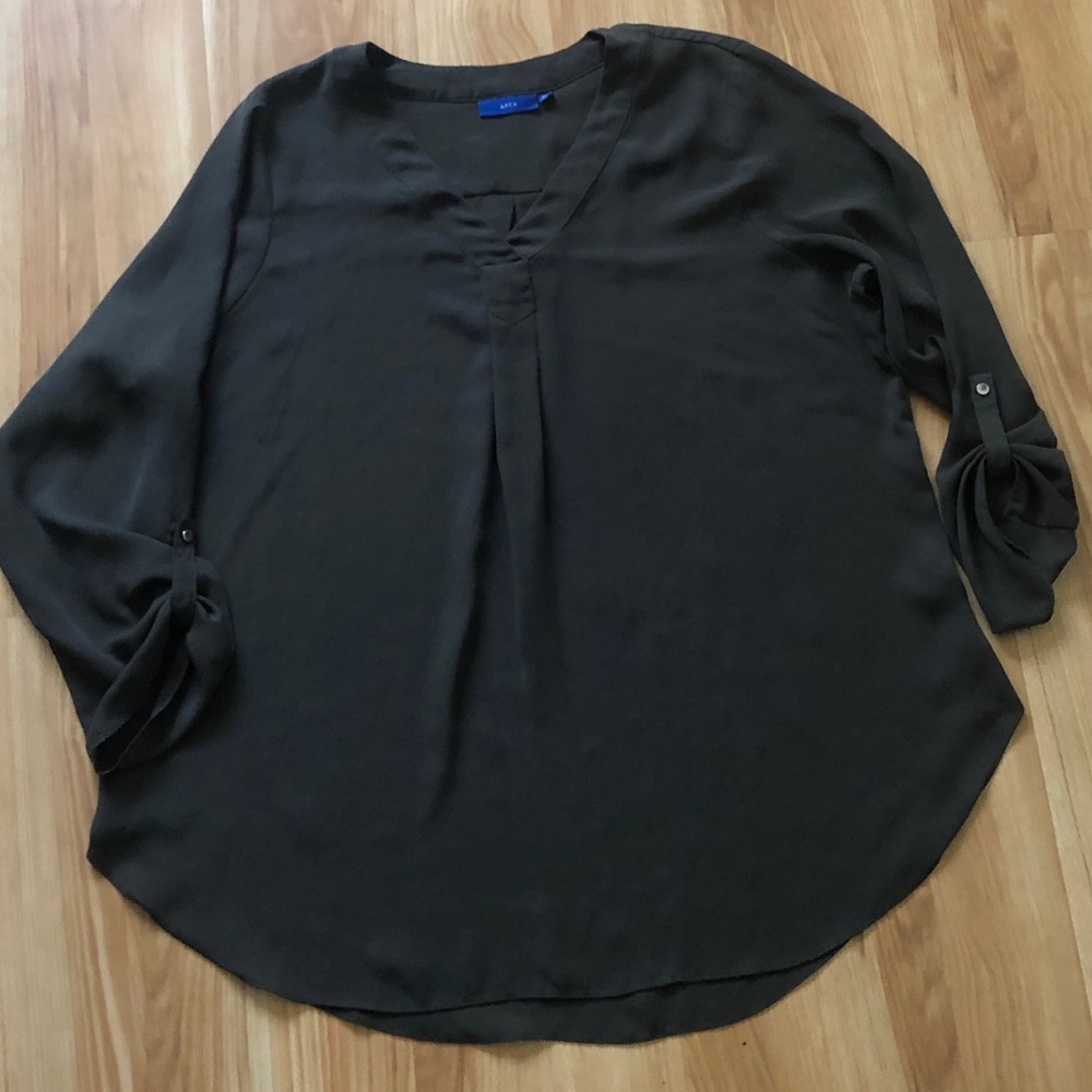 Apt. 9 Dark Olive Women's Blouse